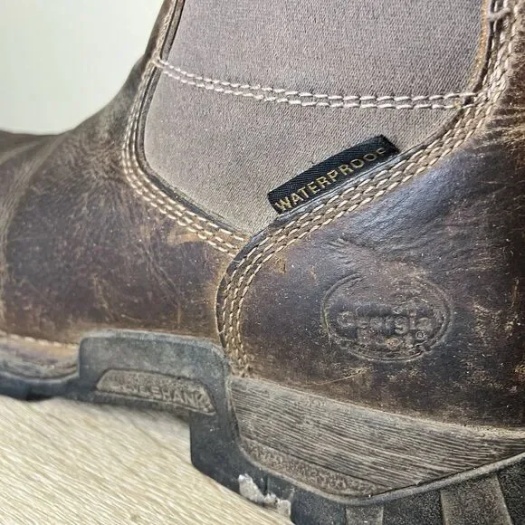 Georgia Boot Eagle One Waterproof Chelsea Work Boot GB00315 Size 12 Mens 4”
